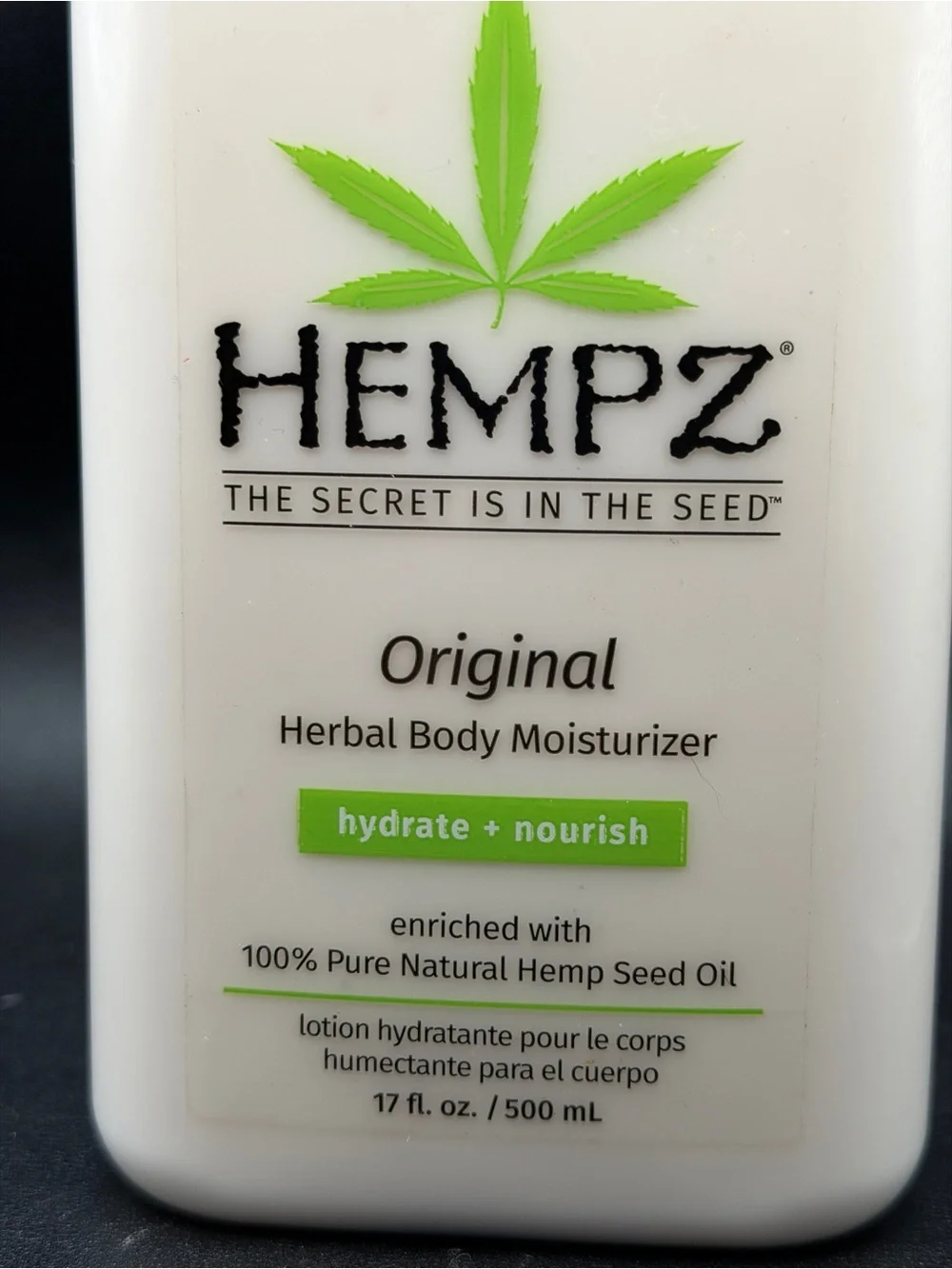 Hempz Original Body Lotion (17 fl oz / 500mL - Full size)